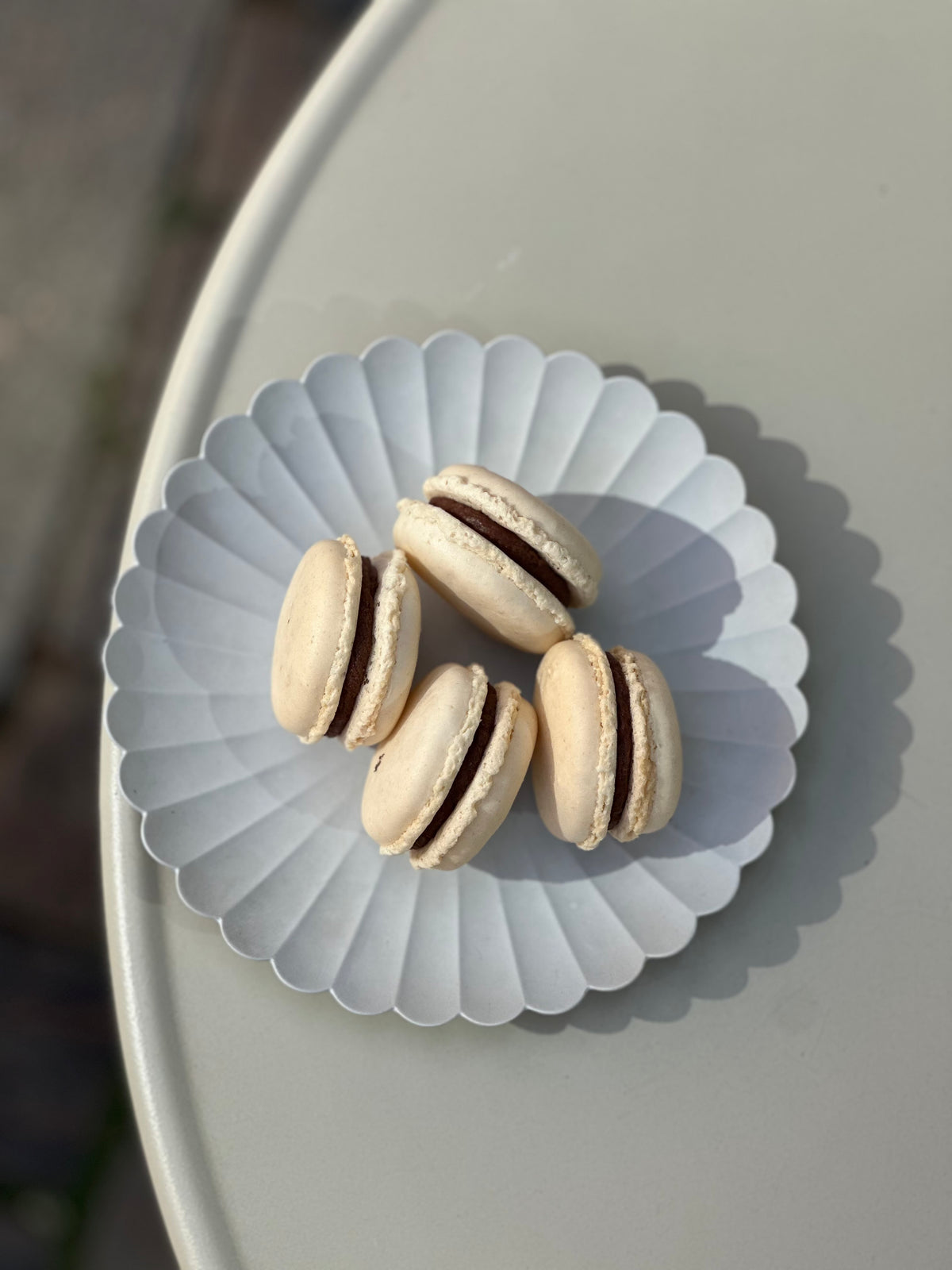 Macaron - Saltkaramel & mælkechokolade